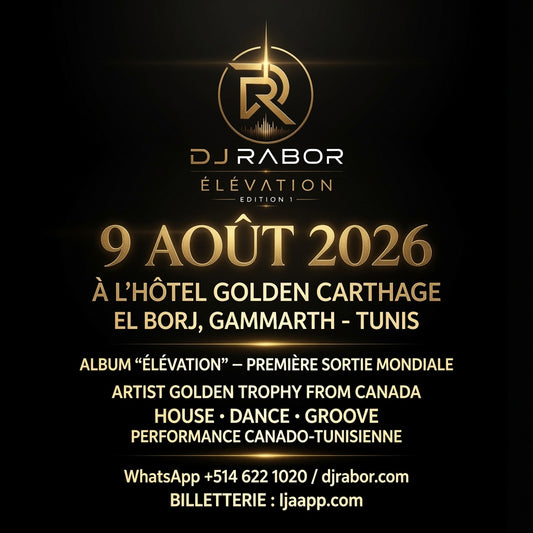 DJ Rabor – Album Release « Elevation » (Billet Événement)